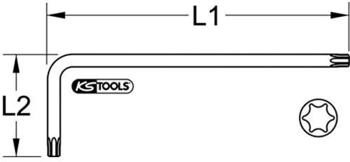 KS Tools Kugelkopf-TX XL T80 Magenta Rot (151.4283)