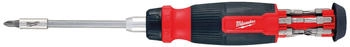 Milwaukee 14-in-1 Schraubendreher mit Ratschenfunktion Multi-Bit (4932480582)