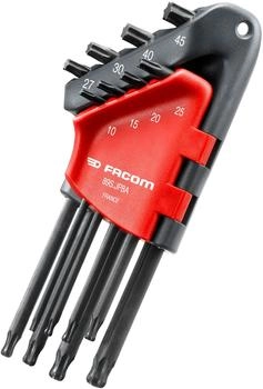 Facom Winkel-Stiftschlüssel Torx® lang Satz im Klapphalter, 8-tlg. (89S.JP8A)