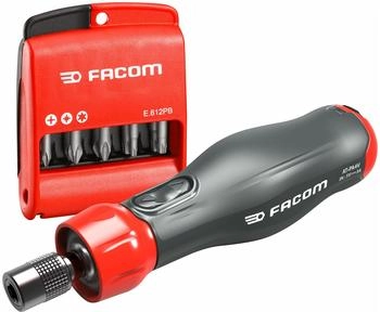 Facom E-PROTWIST 4V Schraubendreher-Set mit PH-PZ-6 Pans Hex Bits - 12-teilig (ATPA4V.J12IPB)