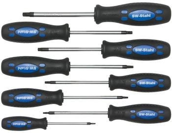SW-Stahl Schraubendrehersatz TR-Profil 8-teilig T8-T40 (31500L)
