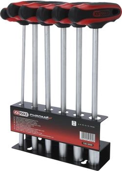 KS Tools T-Griff-Nussschraubendreher-Satz CHROMEplus, 6-teilig, 6-14mm (158.5000)
