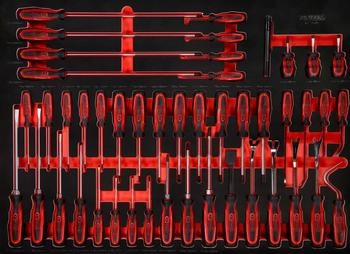 KS Tools Schraubendreher-Satz in Schaumstoffeinlage, 46-tlg (821.0046)
