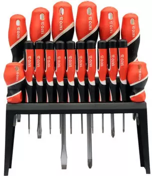 Yato Schraubendreher-Set 18-tlg. Magnetisch Phillips Torx S2 (YT-25982)