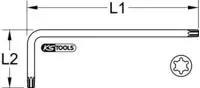 Ks Tools Winkelschraubendreher 151.4506