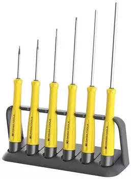 PB Swiss Tools Sechskant-Elektronik-Schraubendreher-Satz ESD, 6-teilig (8642.ESD)
