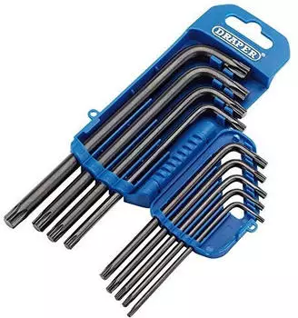 Draper TX-Star Torx-Schl&uuml;ssel Set, 9-teilig (33743)