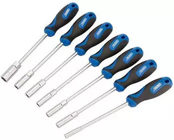 Draper Mutterndreher-Set Soft-Grip-Griffe, 7-teilig (63510)