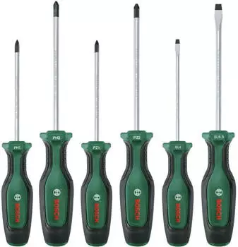 Bosch Schraubendreher-Set, 6-teilig (1600A02BX7)