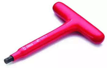 Cimco VDE Innen-Sechskant-Quergriffschraubendreher SW10, 1000V, 200mm (110817)