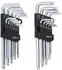 KS Tools Winkelstiftschlüssel-Satz Torx, Innensechskant, 22-tlg, lange Ausführung (151.4000)
