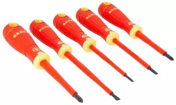 Bahco BAHCOFIT Isoliertes Schraubendreher-Set, 5-teilig (BHB220.005)