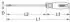 KS Tools BERYLLIUMplus Schraubendreher Schlitz 5x75mm (962.0311)