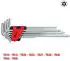 KS Tools Torx-Winkelstiftschlüssel-Satz mit Bohrung XL 9-teilig TB10-TB50 (151.4580)