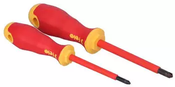 Felo Ergonic VDE Schraubendreher-Satz 2-teilig Kreuzschlitz Z1/Z2 (0715763697)