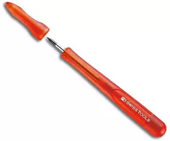 PB Swiss Tools Rei&szlig;nadel HM 4x135mm mit Kappe und Kunststoffgriff