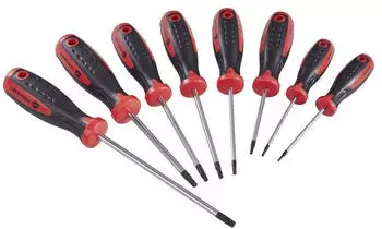 Toolcraft Schraubendreher-Satz T-Profil 8-teilig, Mehrkomponentengriff (96029C1124)
