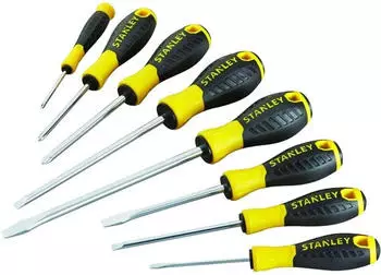 Stanley Essential Schraubendreher-Set, Schlitz & Kreuz, 8-teilig (STHT0-60210)