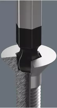 Wera 352 Kraftform Plus Innen-Sechskant-Kugelkopf-Schraubendreher 6,3mm (1/4") (05022920001)