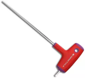 PB Swiss Tools T-Griff-Schraubendreher Innen-Sechskant mit Seitenabtrieb 10mm x 200mm