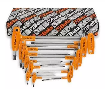 Beta 97TTX/S13 Stiftschl&uuml;sselsatz mit Griff f&uuml;r Torx-Schrauben, 13-teilig (000970813)