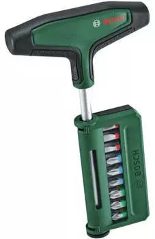 Bosch T-Griff Bit-Schraubendreher Set, 19-teilig (1600A039J3)