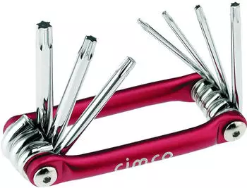 Cimco Torx-Stiftschl&uuml;ssel-Satz 8-teilig T9-T40 Handklapphalter (110598)
