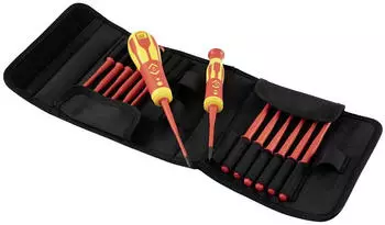 C.K Tools Slim VDE Austauschbarer Schraubendreher-Satz, 16-tlg. (T4935)