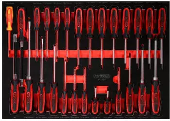 KS Tools Schraubendreher-Satz in Schaumstoffeinlage, 27-teilig (811.0027)