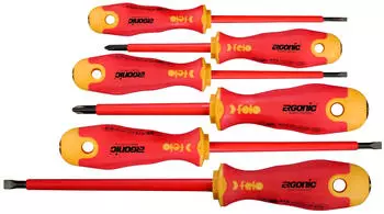 Felo Ergonic VDE Schraubendreher-Set, 6-tlg. SL/PH (41396398)
