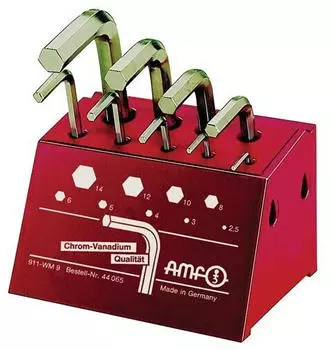 AMF Winkelschraubendreher-Satz 911-WM9 9-teilig SW 2,5&ndash;14mm (44065)