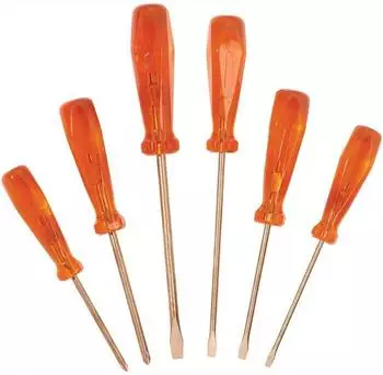 Endres Tools Schraubendrehersatz 6-teilig Schlitz/PH funkenfrei (0800002C)