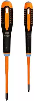 Bahco BE-9890SL ERGO Slim VDE-isolierter Kombi-Schraubendreher Set, 2-teilig (BE-9890SL)