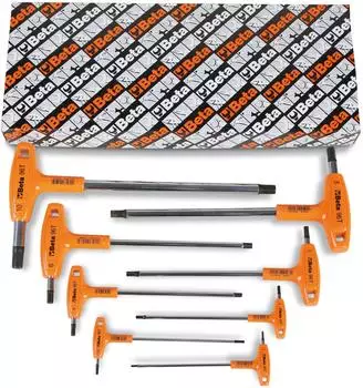 Beta 96T/S8 Innensechskantschlüssel mit T-Griff, 8-teiliges Set (96T/S8)