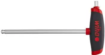 Wiha T-Griff-Schraubendreher 6-kant Kugelkopf 10x200mm (45459)