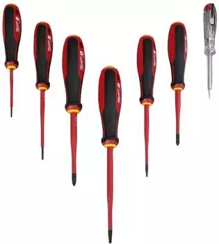 Milwaukee Tri-Lobe VDE Schraubendreher-Set SL/PH, 7-teilig (4932478739)