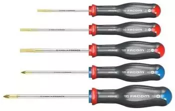 Facom Protwist Schraubendreher-Set 5-teilig, Schlitz & Pozidriv (AT.5PB)