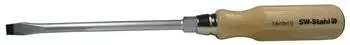 SW-Stahl Schraubendreher Schlitz 12x200mm Holzgriff (30605L)