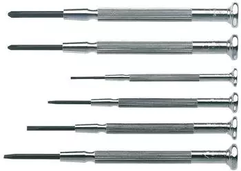 C.K Magma Magma Schraubendreher-Set Elektronik & Feinmechanik, 6-teilig, Schlitz/Phillips (T4854P)