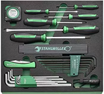 Stahlwille TCS 5 821/27 Werkzeugmodul 2/3 Schraubendreher-Sortiment 27-teilig (96830268)
