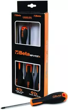 Beta Evox 1203E/D10N Schraubendreher-Set, 10-teilig (012031019)