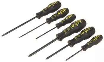 C.K Magma Triton ESD Schraubendreher-Set 9-teilig Schlitz, Pozidriv (T4741ESD)