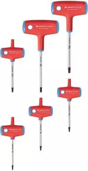 PB Swiss Tools Quergriff-Schraubendreher-Satz TX T8-25, 6-teilig
