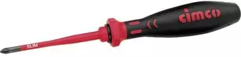 Cimco VDE-Schraubendreher SLIM Kombi-Profil PZ FL 1, 80mm (117780)