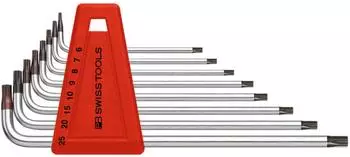 PB Swiss Tools Winkelschraubendreher-Satz Torx mit Bohrung, 8-teilig (411.BH 6-25)