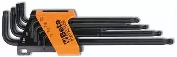 Beta 97BTXL/SC8 Torx-Winkelschlüssel-Satz lang, Kugelkopf, 8-tlg. (97BTXL/SC8)