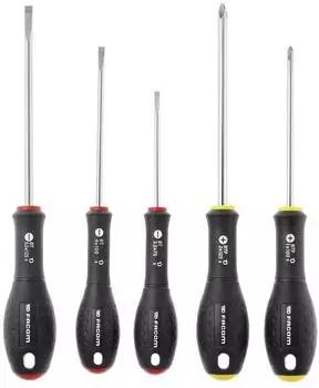 Facom ERGOTWIST Schlitz-Schraubendreher-Set, 5-tlg (BTPJ5PB)
