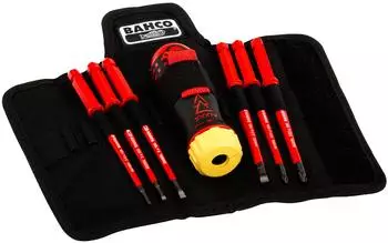 Bahco Isolierter Ratschenschraubendreher-Set, 6-teilig, 1000V (808062)