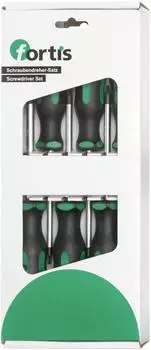 Fortis TORX Schraubendreher-Satz, 6-teilig, T8-T25