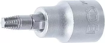 BGS Schraubenausdreher-Bit-Einsatz Torx T27, 3/8" Innenvierkant (7098-T27)